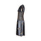 1970s Chloe Novelty Musical Instrument Black Chiffon Dress