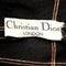 1970s Christian Dior Crepe Smock Dress With Gathered Bardot Neckline-CIRCA VINTAGE LONDON