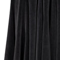 1970s Diana Leslie Black Velvet Fishtail Maxi Skirt