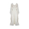 ARCHIVE: 1970s Simon Ellis Couture Trumpet Sleeve Wedding Dress