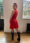 1970s Ted Lapidus Haute Couture Pinafore Dress