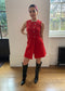 1970s Ted Lapidus Haute Couture Pinafore Dress