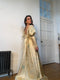 1970s Gina Fratini Romantic Satin Maxi Dress-Dress-CIRCA VINTAGE LONDON