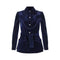 ARCHIVE: 1970s Gina Italian Sophisticates Navy Cotton Velvet Jacket