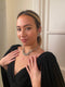 1970s Halston Black Label Couture Jersey Dress