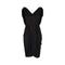 1970s Halston Black Label Couture Jersey Dress