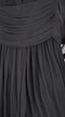 1970s Halston Black Label Couture Jersey Dress