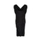 1970s Halston Black Label Couture Jersey Dress