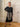 ARCHIVE - 1970s Koos van den Akker Patchwork Black Linen Skirt