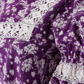 ARCHIVE - 1970s Laura Ashley Purple Floral Print Maxi Dress