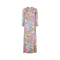 1970s Lee Jordan Multi-Coloured Sequin Maxi Dress