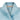 ARCHIVE - 1970s Lilli Ann By Adolph Schuman Eggshell Blue Skirt Suit With Ruffle Trim