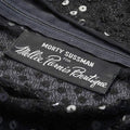 1970s Morty Sussman For Mollie Parnis Boutique Black Sequinned Dress-CIRCA VINTAGE LONDON