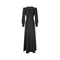 ARCHIVE: 1970s Ossie Clarke Black Moss-Crepe Waspie Dress