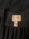 ARCHIVE: 1970s Ossie Clarke Black Moss-Crepe Waspie Dress