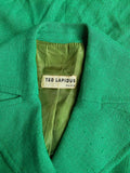 1970s Ted Lapidus Green Linen Coat Dress-Coat-CIRCA VINTAGE LONDON