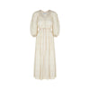 1970s Ted Lapidus Muslin Hooded Swiss-Dot Dress
