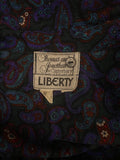 ARCHIVE - 1970s Wool Paisley Liberty Print Dress