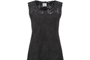 1990s Moschino Cheap & Chic Black Beaded Textured Slip Dress
