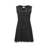 1990s Moschino Cheap & Chic Black Beaded Textured Slip Dress
