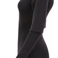 1980s Alaia Black Long Sleeve Bodysuit