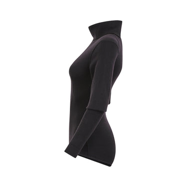 1987 Alaia Runway Documented Black Long Sleeve Bodysuit