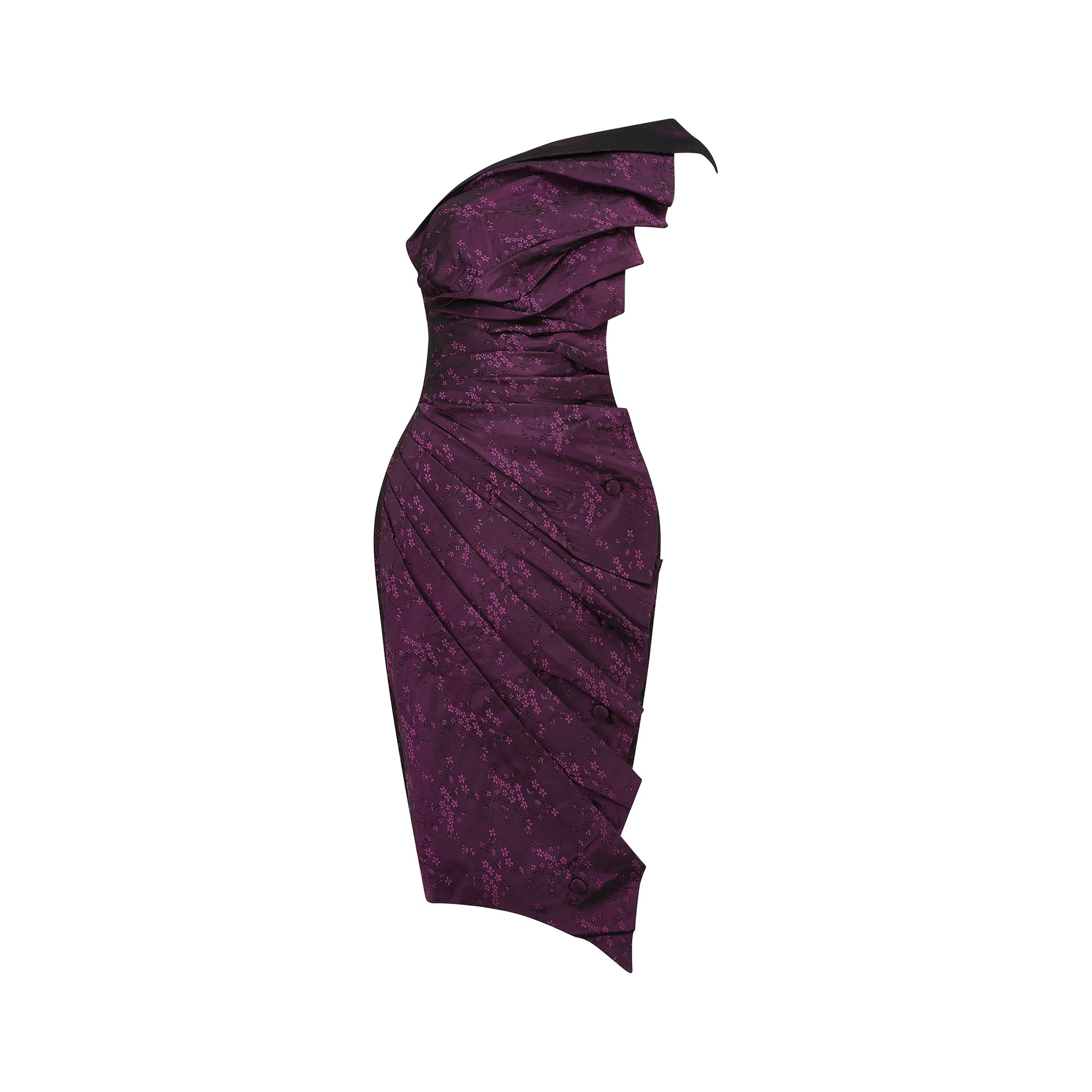 Fine and Rare 1986 Antony Price Purple Bird Dress