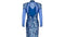 1980s Casadei Blue Sequined Maxi Dress