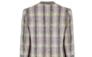 ARCHIVE - 1988 Chanel Pastel Wool Fantasy Tweed CC Button Jacket