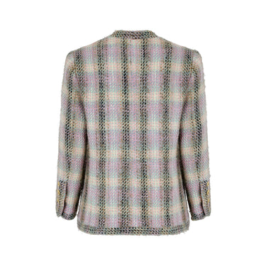 ARCHIVE - 1988 Chanel Pastel Wool Fantasy Tweed CC Button Jacket
