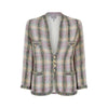 ARCHIVE - 1988 Chanel Pastel Wool Fantasy Tweed CC Button Jacket