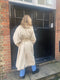 ARCHIVE - 1980s Claude Montana Cream Wool Trench Coat