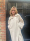 ARCHIVE - 1980s Claude Montana Cream Wool Trench Coat