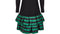1980s Guy Laroche Black Wool and Silk Taffeta Dress