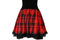 1980s John Charles Black Velvet and Tartan Dress