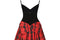 1980s John Charles Black Velvet and Tartan Dress