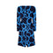 1980s Louis Feraud Navy and Turqouise Jacquard Silk Dress