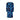 1980s Louis Feraud Navy and Turquoise Jacquard Silk Dress