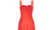 1980s Louis Feraud Silk Orange Pleated Chiffon Dress