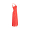 1980s Louis Feraud Silk Orange Pleated Chiffon Dress