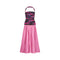 1980s Valentino Floral Silk Dress with Taffeta Skirt