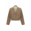 1980s Alaïa Khaki Lambskin Jacket
