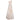 1980s Andrea Wilkin Silk Tiered Peach Strapless Maxi Dress