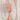 ARCHIVE - 1970s Andrea Wilkin Cream Silk and Peach Ribbon Polonaise Dress