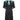 1980s Black Ruched Turquoise Sequinned Dress with Cape