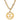 1980s Chanel Gold Tone Link Necklace with Medallion Charms
