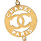 1980s Chanel Gold Tone Link Necklace with Medallion Charms