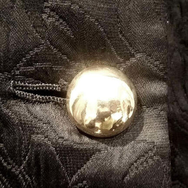 ARCHIVE - 1980s Chelsea Design Co. Asymmetrical Black Jacket With Gold Buttons