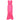 1980s Frank Usher Shocking Pink Strapless Fishtail Evening Dress