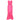 1980s Frank Usher Shocking Pink Strapless Fishtail Evening Dress